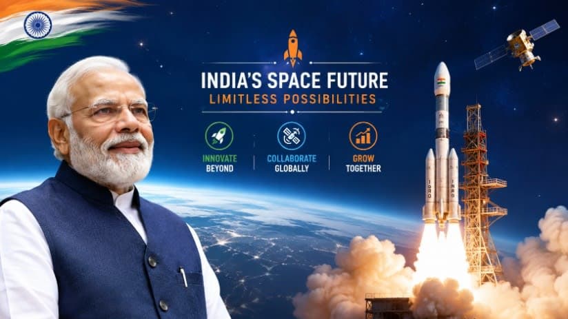 PM मोदी बोले- भारत जल्द बना सकता है ग्लोबल स्पेस सेक्टर में अपनी मजबूत जगह